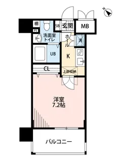 サヴォイ ブロードストリート【4階】の間取り