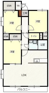 エンジェルパークサイドI【3階】の間取り