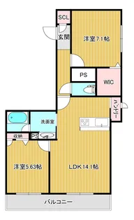 パークハイム【2階】の間取り