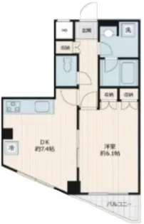 カクタスマンション【3階】の間取り