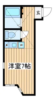 ユナイト川崎スターリンク【1階】の間取り
