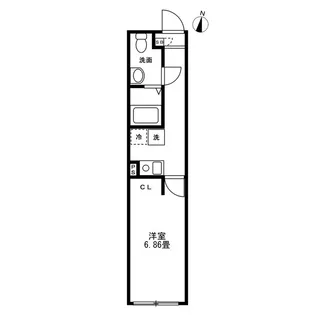 LUCE NAKANO【2階】の間取り