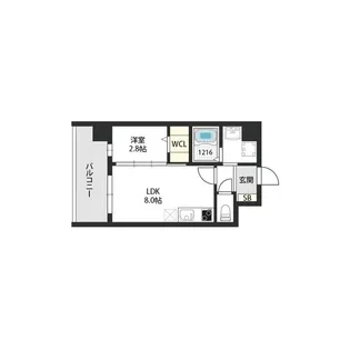 カウニスルーチェ【7階】の間取り