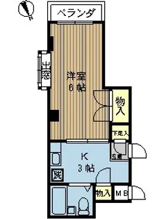 幸楽ビル【4階】の間取り