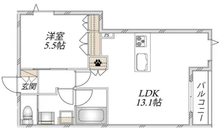 Per Sempre【2階】の間取り