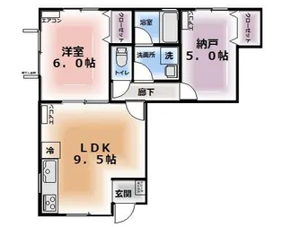 Luna piena【1階】の間取り