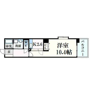 グラビスコート上幟町【11階】の間取り