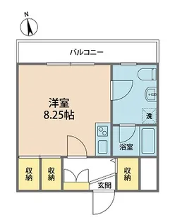 ベルメゾン【2階】の間取り