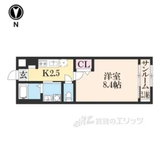 フォンスモンテ【1階】の間取り