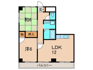 白峰コ-ポ【3階】の間取り