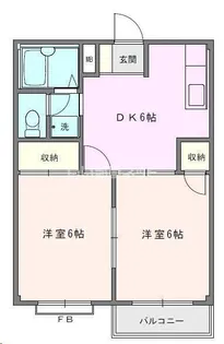 エルディム平成III【2階】の間取り