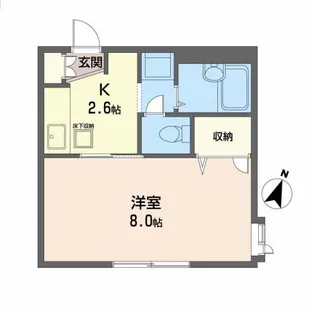 アーバンハイツ西中田【2階】の間取り