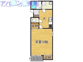 ハレクラニI【2階】の間取り