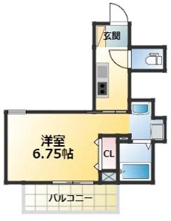 みおつくし十三【6階】の間取り