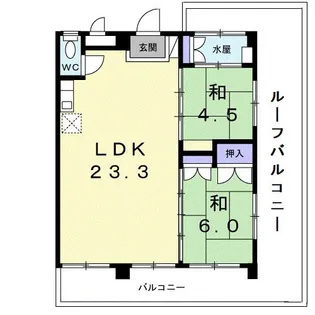 ミログロッサ【6階】の間取り