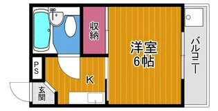 メゾン花園【1階】の間取り