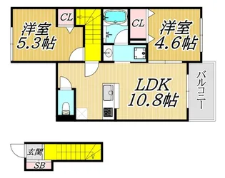 S_MAISON【2階】の間取り