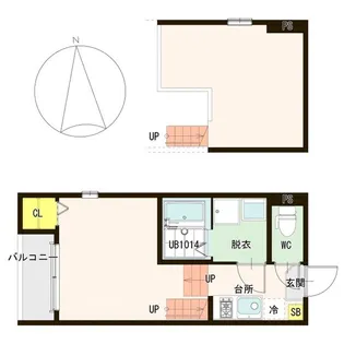 ハル・シャンテ【1階】の間取り