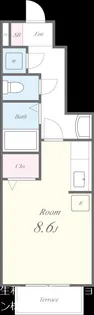 フルールふじさわ台【1階】の間取り