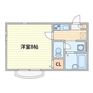 第6グリーンハイツ【1階】の間取り
