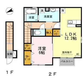 アーバンレジデンス B【2階】の間取り