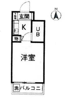 サザンパレス中落合【2階】の間取り