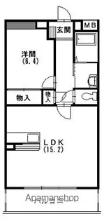 アムール住吉【2階】の間取り