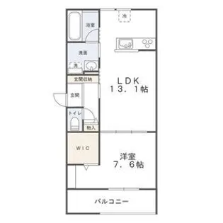 KAFU天神【2階】の間取り