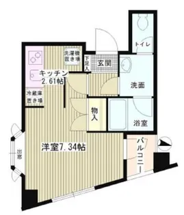 サンイースト池上【3階】の間取り