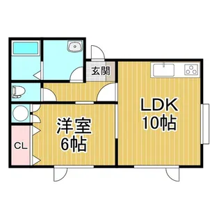 フエールコート【2階】の間取り