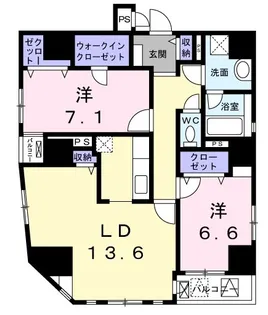 パラッツォコモド日本橋【5階】の間取り