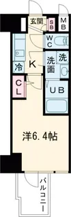 エスリード神戸三宮ヒルズ【15階】の間取り