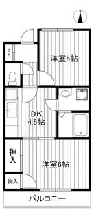 リヴオーレ鶴水【3階】の間取り