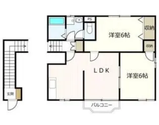 ラ ラ キャメロン【1階】の間取り