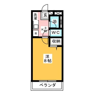 クラブ亭ビル【3階】の間取り