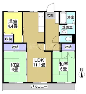 AAI高尾【2階】の間取り