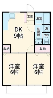 クラルテ元町【1階】の間取り