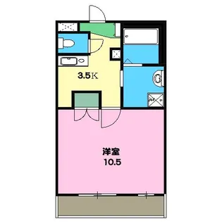 IIカーサベッロK【1階】の間取り
