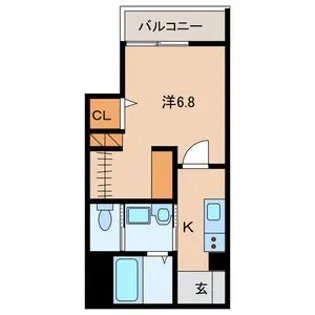 アテナ稲毛【2階】の間取り