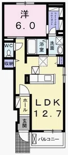 トレスオハス浜の宮【1階】の間取り