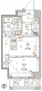 クレイシア本所吾妻橋【6階】の間取り