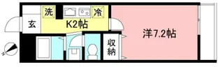 グランコート浜田山【1階】の間取り