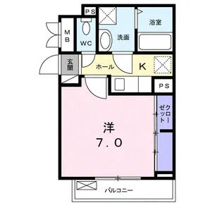 ウェルスi【3階】の間取り