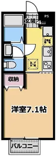 NSコーポB【2階】の間取り
