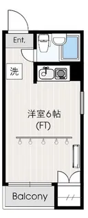 エリア二子ビル【2階】の間取り