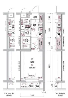 アルコバレーノ ブバイガワラ【1階】の間取り