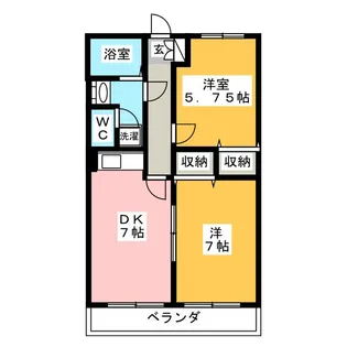 ルシエ【2階】の間取り
