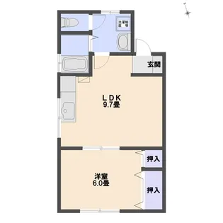 ハイムベルク A棟【1階】の間取り