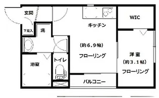 ヘーベルメゾン善福寺【2階】の間取り