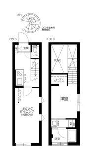 RIVENDELL EBISU【2階】の間取り
